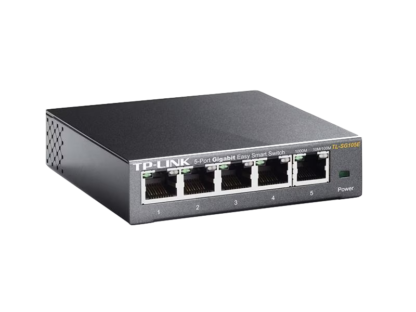 TP-Link TLSG105E Switch 5 Port, Smart Switch, Gigabit, QoS, IGMP Snooping